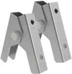 MUNK Scharnier f&uuml;r Aluminium-Sprossen-Stehleitern