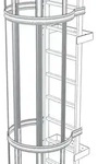 Zarges R&uuml;ckenschutzstrebe 1.400mm Aluminium