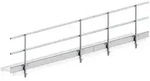 Layher Seitenschutz f&uuml;r Alu-Steg 600 4,75m L&auml;nge