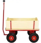 Beachtrekker Style Holz Bollerwagen Handwagen Natur