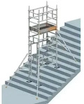 Layher SoloTower Erweiterung Treppen-Kit Typ1 mit Durchgang