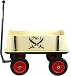 Beachtrekker Style Holz Bollerwagen Handwagen Pirat