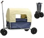 Beachtrekker faltbarer Bollerwagen Life mit integrierter Feststellbremse und