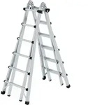 MUNK Gelenk-Teleskopleiter 4x6 Sprossen