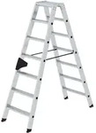 MUNK Stehleiter mit ergo-pad beidseitig begehbar 2x7 Stufen