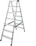 Krause Dopplo Stufen Doppelleiter 2x7 Stufen