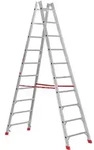 Euroline Premium 305 Sprossenstehleiter 2x10 Sprossen