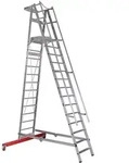Euroline Premium 32777 Podestleiter fahrbar 14 Stufen
