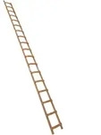 Euroline Holz Dachdeckerleiter 18 Sprossen