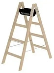 MUNK Holz Stehleiter 2x4 Sprossen