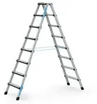 Zarges Comfortstep B Stehleiter mit gepolsterter Stufen-Vorderkante 2x8 Stufen