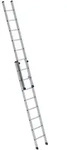 MUNK Aluminium-Schiebeleiter 2-teilig ohne Traverse 2x8 Sprossen