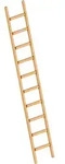 Layher 1052 Holzanlegeleiter 10 Sprossen