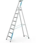 Zarges geb&ouml;rdelte Stehleiter Saferstep S eloxiert 8 Stufen