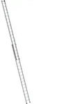 MUNK Aluminium-Schiebeleiter 2-teilig ohne Traverse 2x18 Sprossen