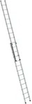 MUNK Aluminium-Schiebeleiter 2-teilig ohne Traverse 2x12 Sprossen
