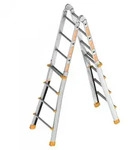 Layher Topic 1058 Teleskopleiter 4x4 Sprossen