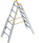 Layher Topic 1061 Treppenstehleiter 2x6 Sprossen