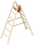 Layher 1038 Holzstehleiter 2x6 Sprossen