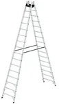 MUNK Sprossenstehleiter 2x16 Sprossen
