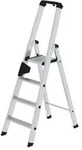 MUNK Stehleiter mit ergo-pad 4 Stufen