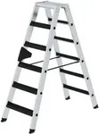 MUNK Stehleiter beidseitig begehbar mit relax-step 2x6 Stufen