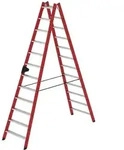 MUNK Kunststoff-Stehleiter 2x12 Stufen
