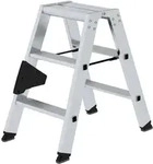 MUNK Stehleiter mit ergo-pad beidseitig begehbar 2x3 Stufen