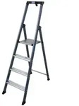 Krause SePro S Stufenstehleiter eloxiert 4 Stufen