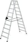MUNK Stehleiter mit ergo-pad beidseitig begehbar 2x10 Stufen