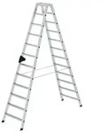MUNK Stehleiter mit ergo-pad beidseitig begehbar 2x12 Stufen