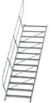 MUNK Treppe 45&deg; inkl. einen Handlauf, 1000mm Stufenbreite, 13 Stufen