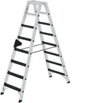 MUNK Stehleiter beidseitig begehbar mit clip-step R13 250kg 8 Stufen