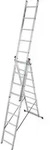 Krause Corda Aluminium-Vielzweckleiter 3x9 Sprossen
