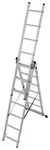 Krause Corda Mehrzweckleiter mit Treppenfunktion 3x7 Sprossen
