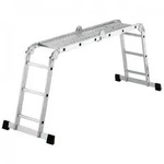 Hailo ProfiStep&reg; Gelenkleiter M60 mit Plattform 4x3 Sprossen