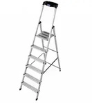 Krause Safety Stufenstehleiter 6 Stufen