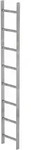 MUNK Schachtleiter Stahl verzinkt 300mm breit 8 Sprossen 2,24m lang