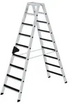 MUNK Stehleiter beidseitig begehbar mit clip-step 2x9 Stufen