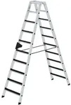 MUNK Stehleiter beidseitig begehbar mit clip-step 2x10 Stufen