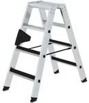 MUNK Stehleiter beidseitig begehbar mit clip-step 2x4 Stufen