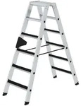MUNK Stehleiter beidseitig begehbar mit clip-step 2x6 Stufen