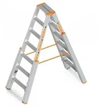 Layher Topic 1062 Treppenstehleiter mit 7 Stufen 3,20m AH