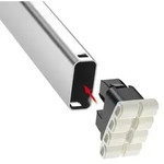 Hailo EasyClix Wechselfu&szlig; Set Living Gr&ouml;&szlig;e L 20x43mm