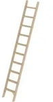MUNK Holz-Anlegeleiter ohne Traverse 10 Stufen