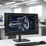 Lenovo ThinkVision 27 3D UHD-USB-C-Docking-Monitor 63F1UAR3EU