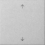 Gira 536126 System 3000 Bedienaufsatz Pfeilsymbole, System 55, Farbe Alu