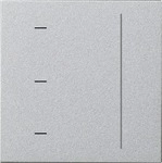 Gira 536526 System 3000 Touchaufsatz System 55, aluminium