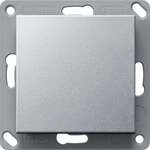 EnOcean Funk-Wandsender 1fach, System 55 Zentraleins&auml;tze, Aluminium, Gira 242126