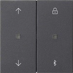 Gira 536728 Jalousie- und Schaltuhr BT, System 3000, f&uuml;r System 55, anthrazit